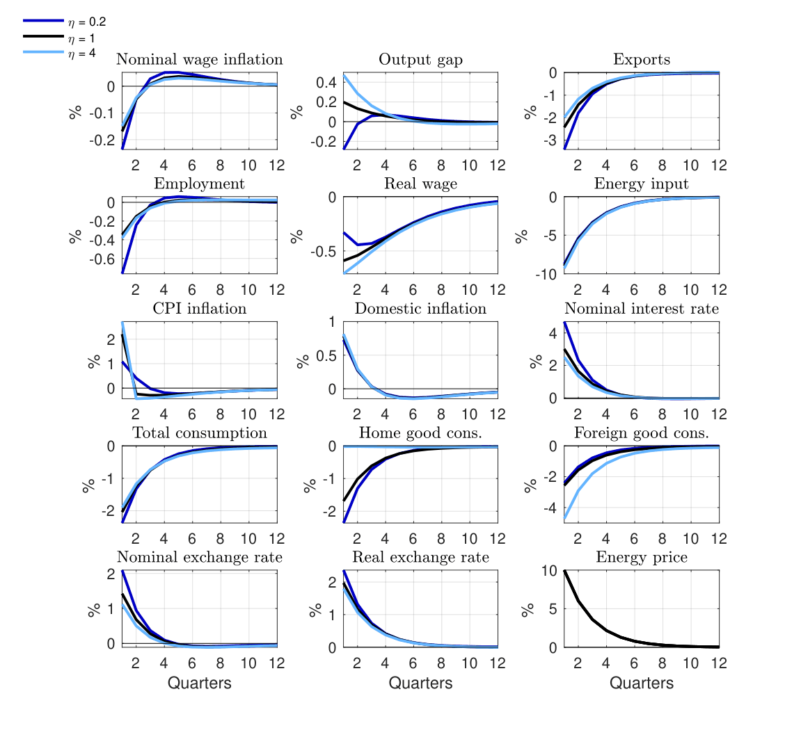 Figure 9: IRFS TO ENERGY IMPORT PRICE SHOCK IN ADVANCED ECONOMY